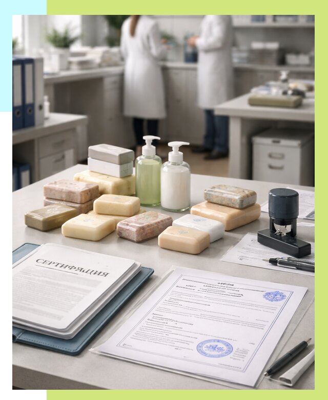 Сертификация мыла и сертификат на мыло в Михайловке от 12200 | Алешин-Мхл