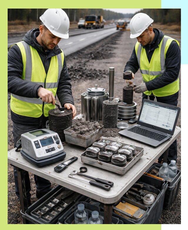 Сертификация асфальта: испытания и подтверждение в Михайловке