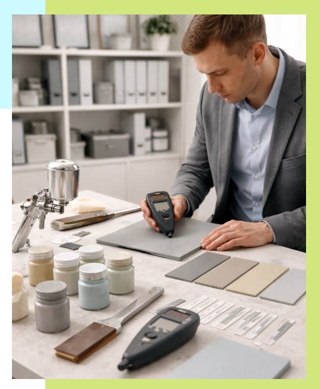 Сертификация краски в Михайловке от 25418 р. | Алешин-Мхл центр