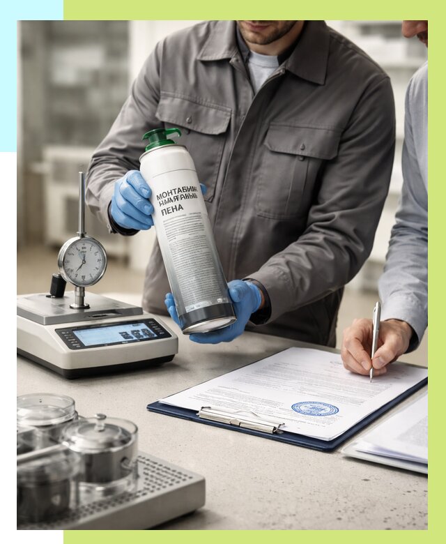 Сертификация монтажной пены в Михайловке от 15251 р. | Алешин-Мхл