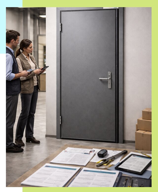 Сертификация противопожарных дверей в Михайловке от 9150 р. | Алешин-Мхл