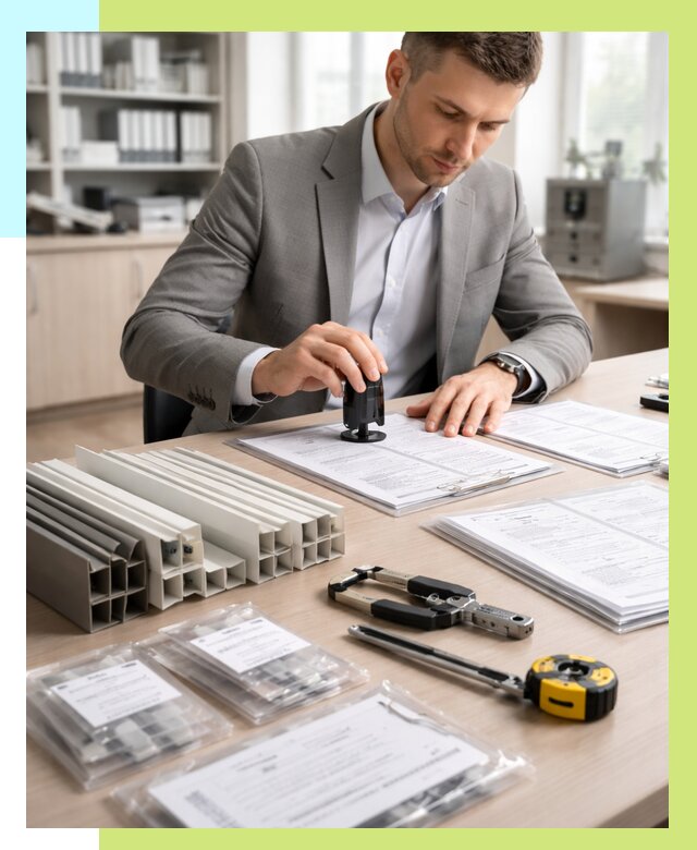 Сертификация ПВХ продукции в Михайловке от 8642 р., Алешин-Мхл