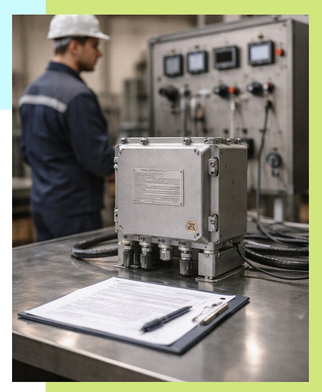 Сертификация взрывозащищенного оборудования в Михайловке от 35585 р. | Алешин-Мхл