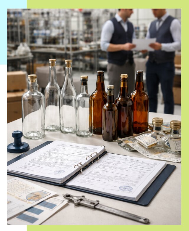 Сертификация стеклянных бутылок в Михайловке от 25418 р. | Алешин-Мхл