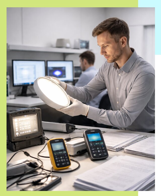 Сертификация светильников в Михайловке: испытания и оформление