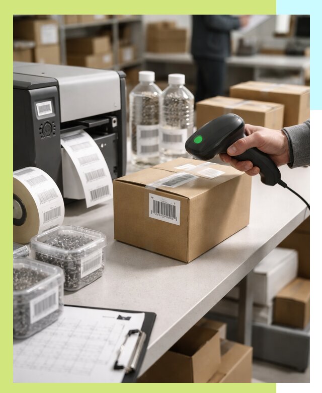Штрихкодирование продукции и маркировка для продажи в Михайловке