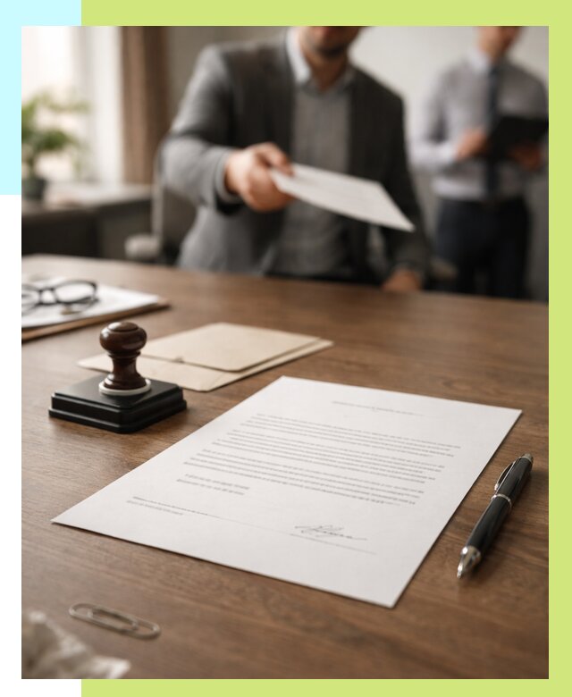 Отказное письмо по сертификации в Михайловке от 3558 р. | Алешин-Мхл