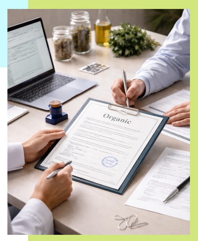 Оформление сертификат органик в Михайловке от 30501 р. | Алешин-Мхл