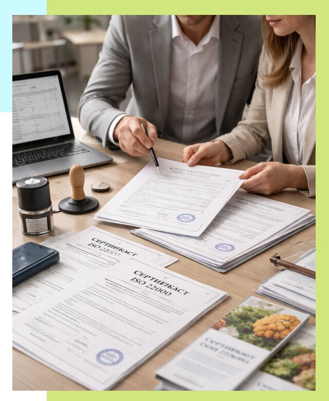 Сертификат ISO 22000 в Михайловке от 40668 р. под ключ | Алешин-Мхл