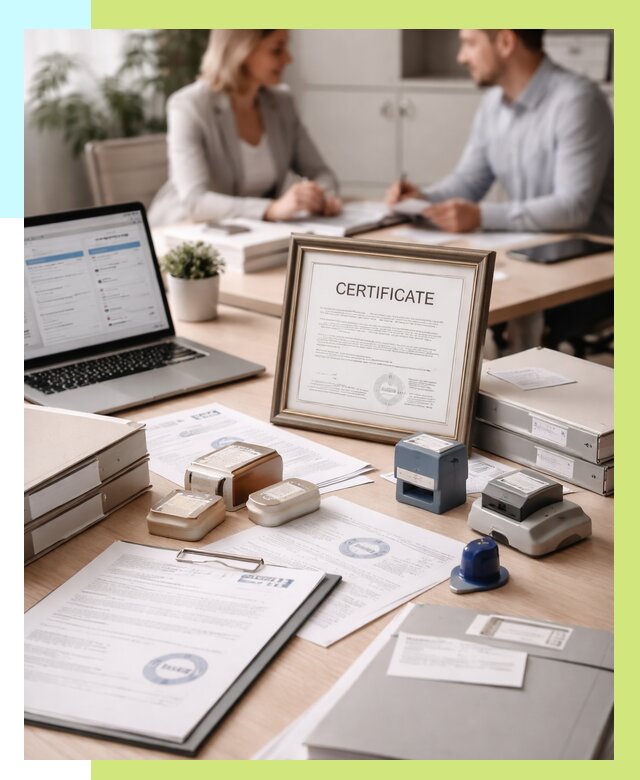 Сертификация компании в Михайловке от 45752 р. | Алешин-Мхл — заказ